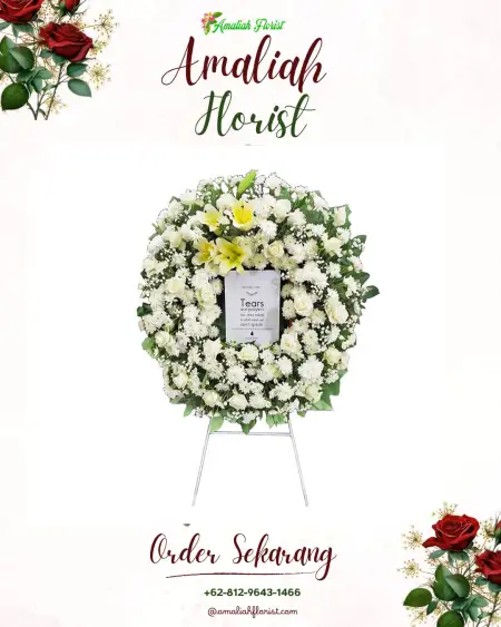 Krans Bunga Duka Gedong Meneng